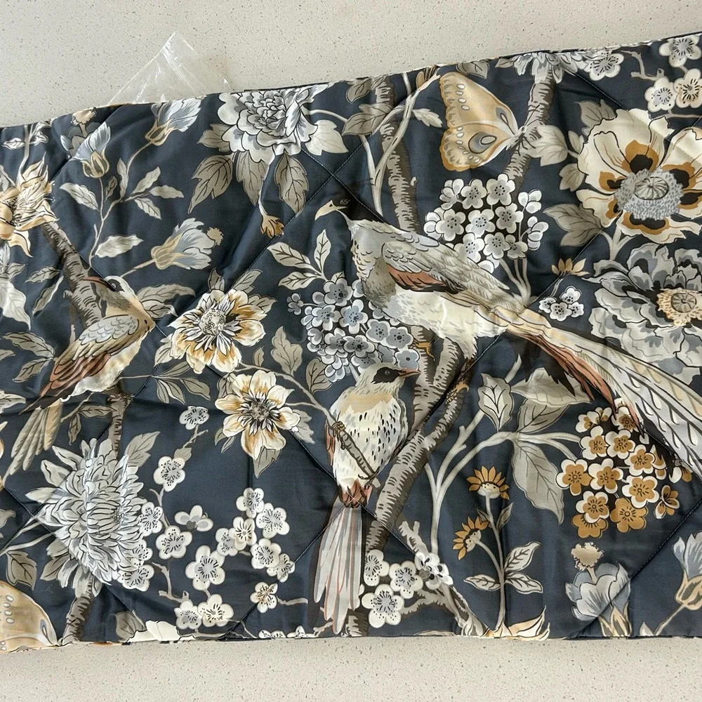 Pottery Barn Bloom Sateen King Sham Blue